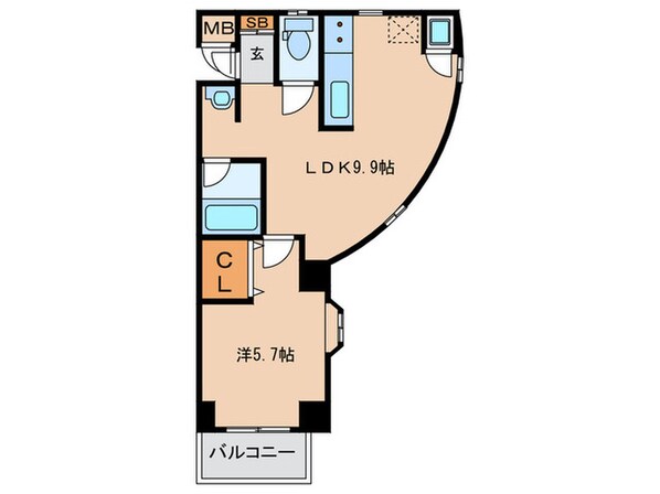 アパ北町の物件間取画像